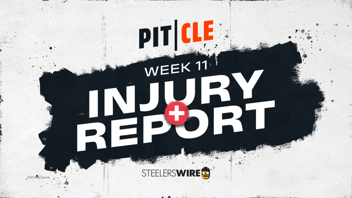 Steelers vs. Browns injury report: 3 defenders out for Pittsburgh’s Week 10 matchup