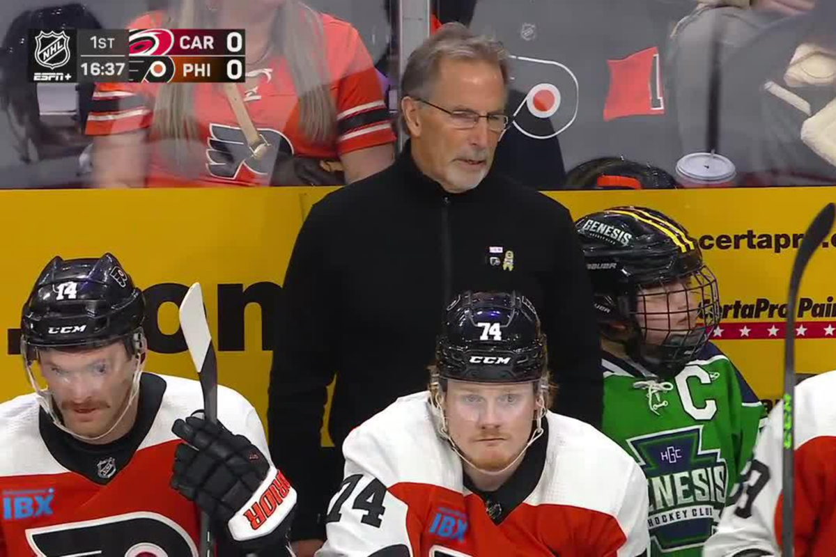 Hockey fans loved the Flyers adding a special 9-year-old ‘enforcer’ to their bench