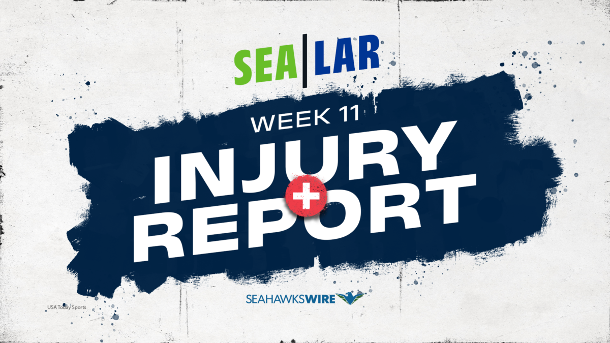 Seahawks Week 11 injury report: only one player ruled OUT