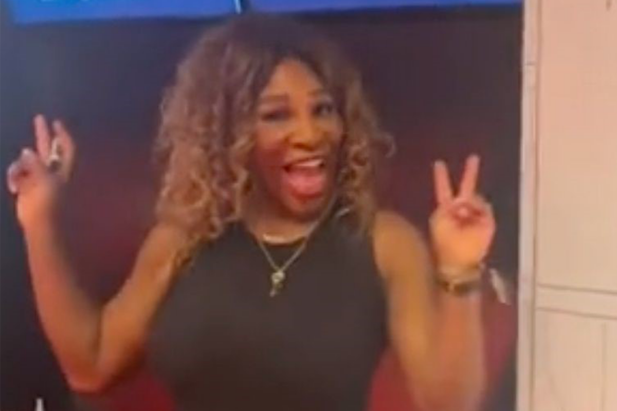 Serena Williams crashes the Heat locker room to leave a wholesome whiteboard message