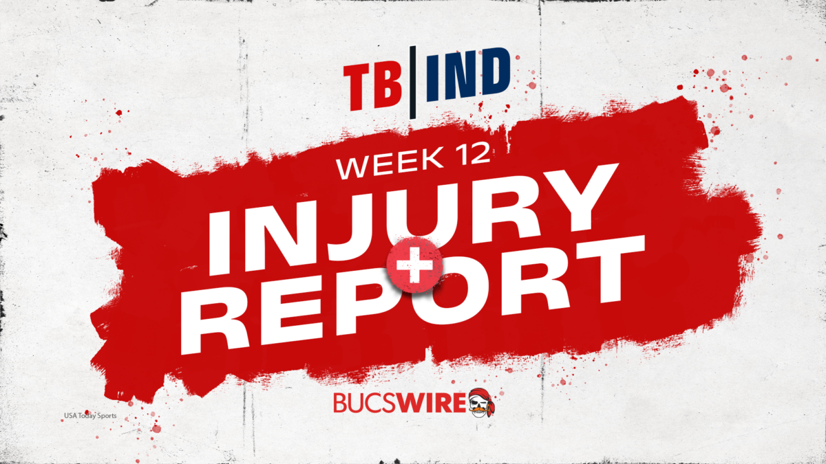 Bucs Week 12 Thursday Injury Report: Defense banged up significantly on first day