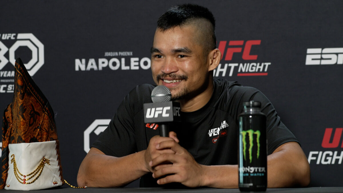 Jeka Saragih motivated by doubt from home fans in Indonesia before win at UFC Fight Night 232