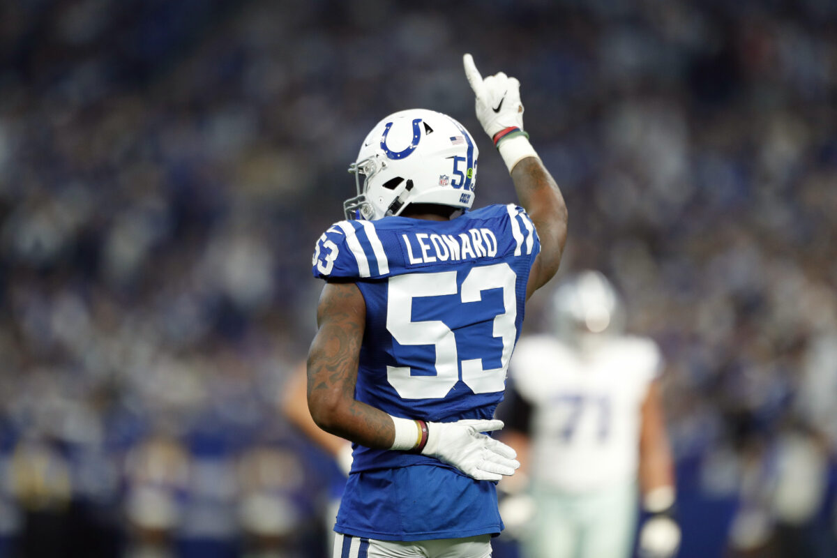 Waived by Colts, LB Leonard could be perfect solution to Cowboys problem