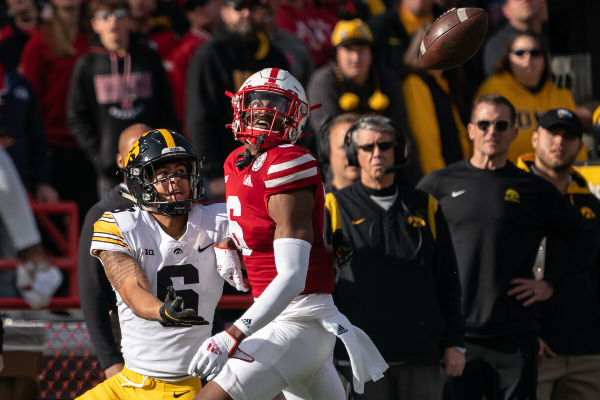 Huskers without top defensive back against Maryland