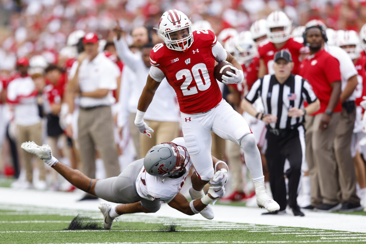 A pair of former Wisconsin running backs had big days on Saturday