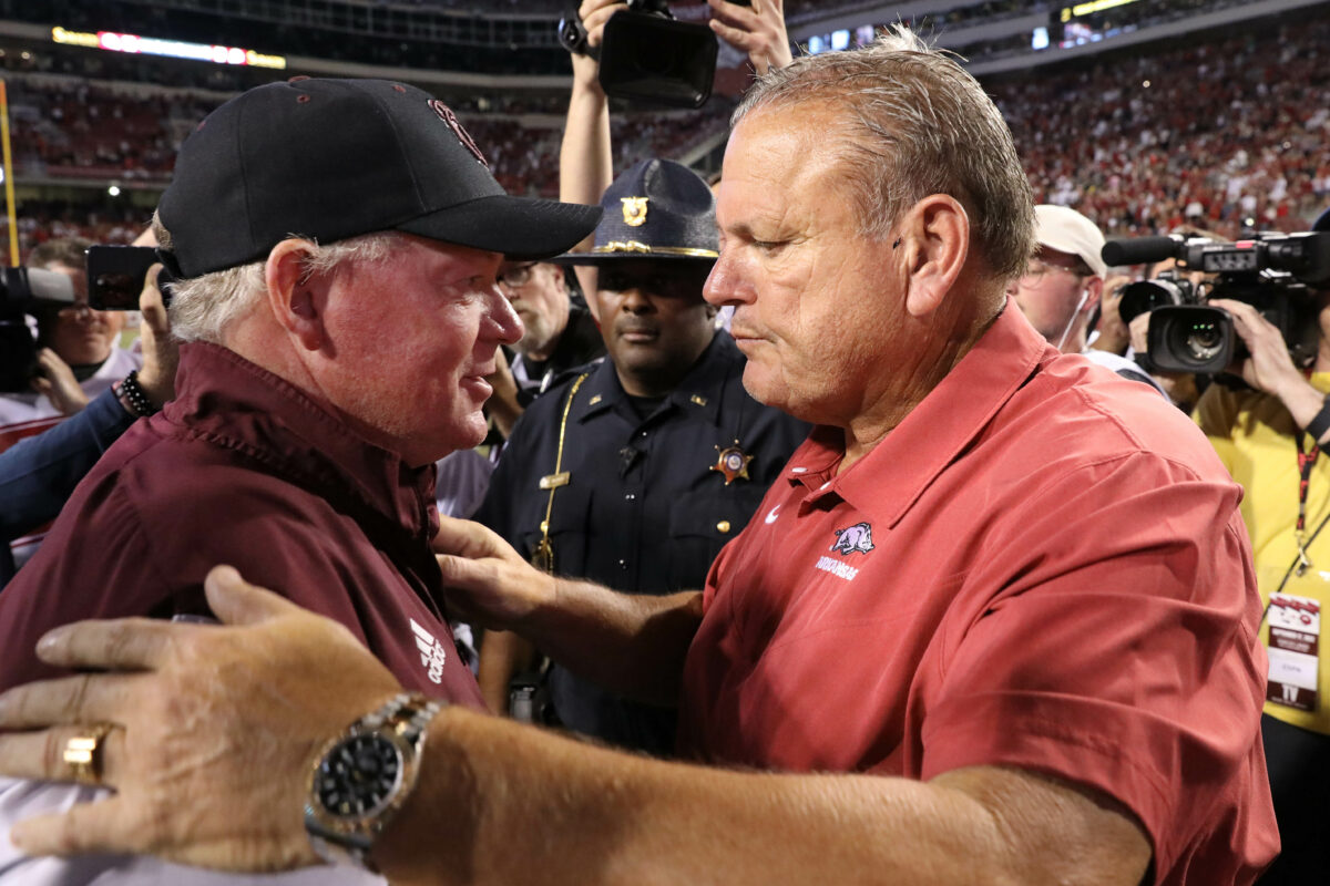 Everything Sam Pittman said at Bobby Petrino’s introductory press conference