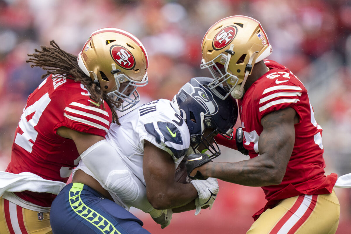 Inactives for Seahawks and 49ers going into Thanksgiving game