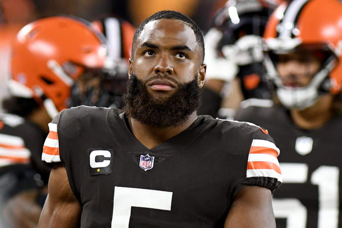Browns: LB Anthony Walker Jr. questionable with hamstring injury vs. Steelers