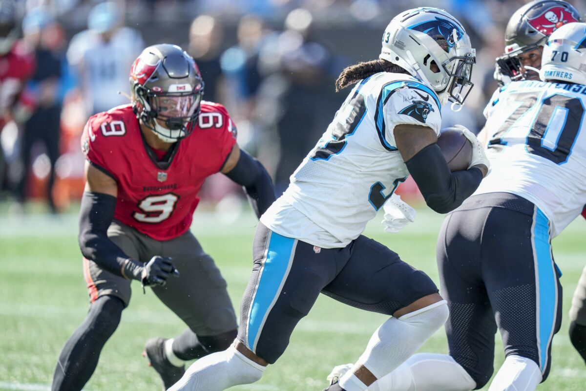 Week 13’s Bucs vs. Panthers matchup flexed to 4:05 p.m.