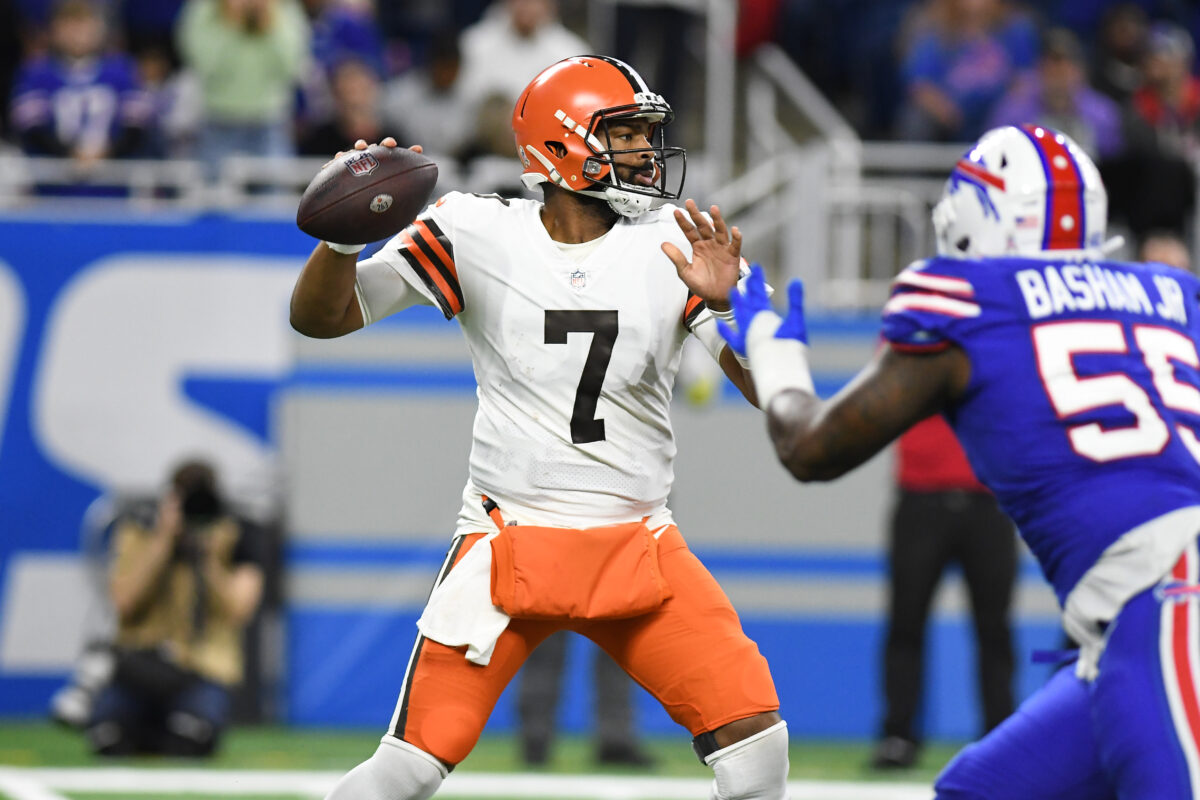 Report: Browns never seriously considered Jacoby Brissett or other veteran QB