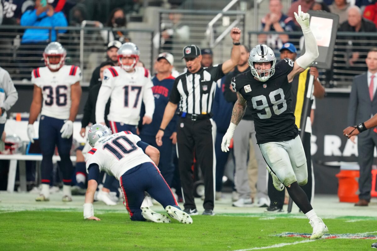 Raiders DE Maxx Crosby should be your favorite for Defensive Player of the Year