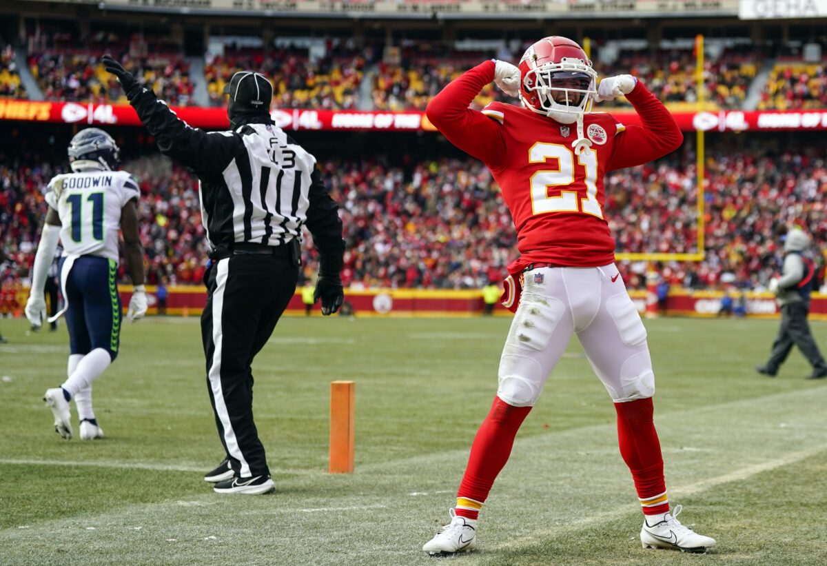 WATCH: Chiefs DBs McDuffie, Edwards, Cook combine for insane TD vs. Dolphins in Week 9