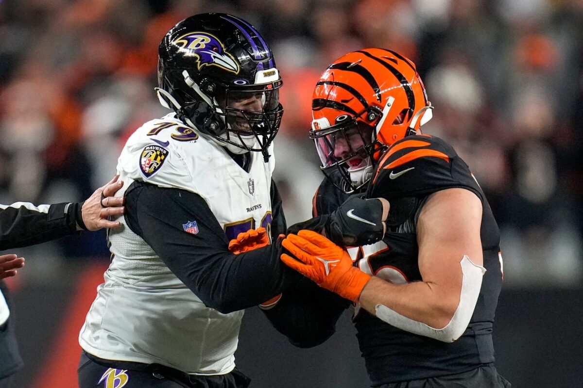 Ravens rule Ronnie Stanley out for matchup vs. Bengals; Marlon Humphrey is doubtful