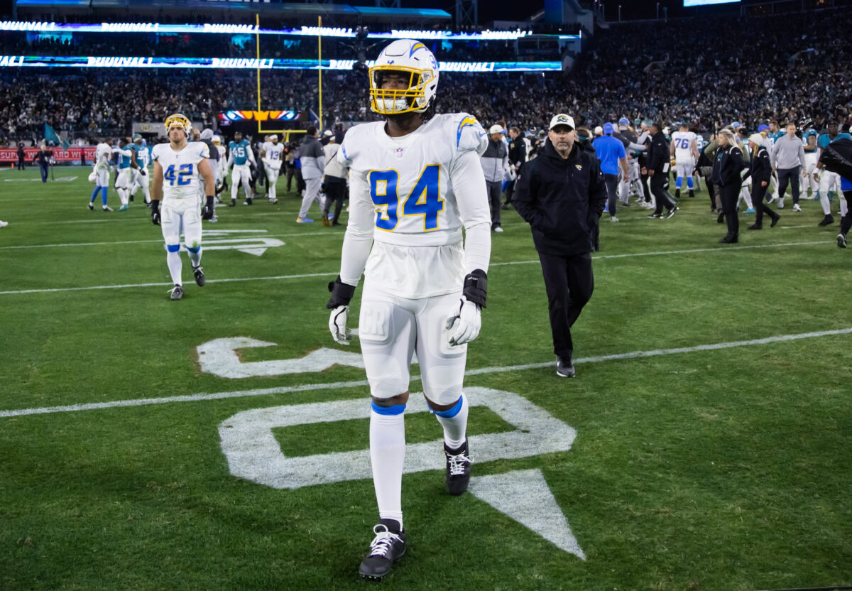 Report: Chargers’ Chris Rumph II expected to miss remainder of season