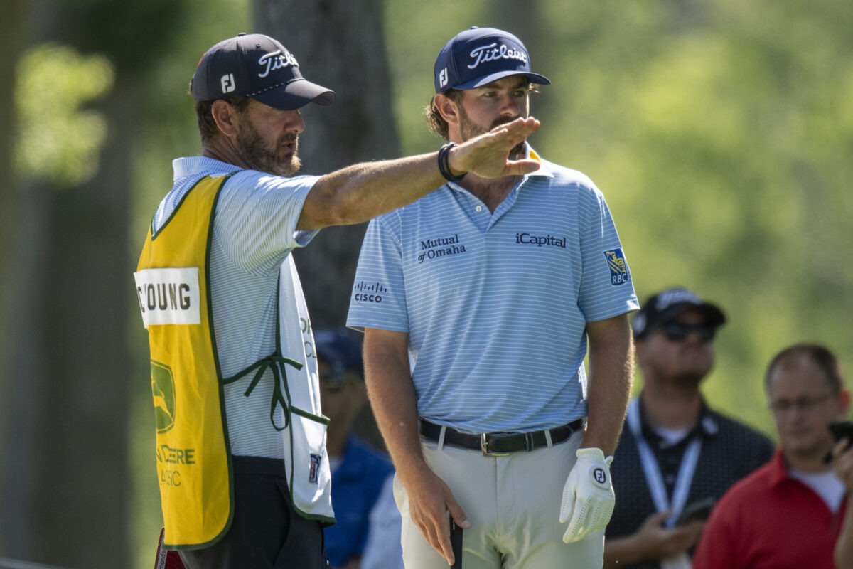 Where’s Paul Tesori? Here’s why Cameron Young’s caddie is absent at the World Wide Technology Championship