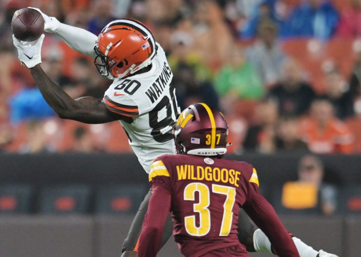 Preseason star Austin Watkins Jr. among two Browns called up from practice squad