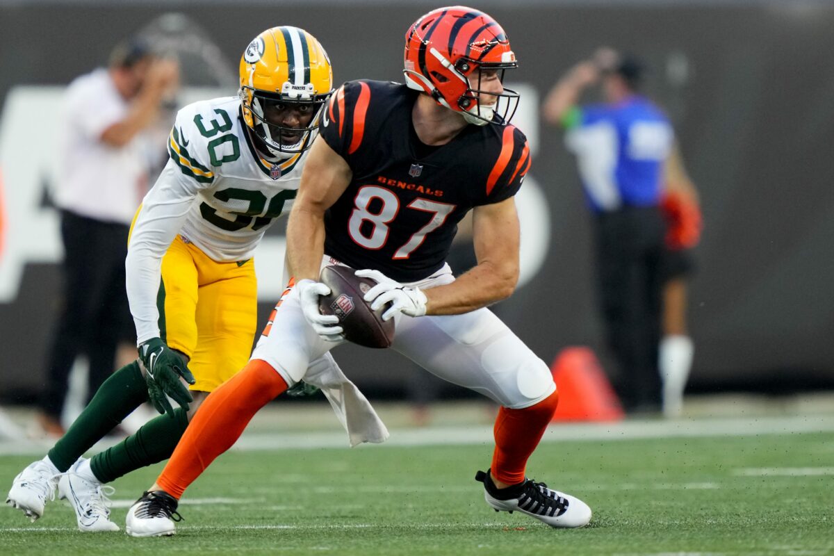 Bengals make roster move with Tanner Hudson, sign free agent