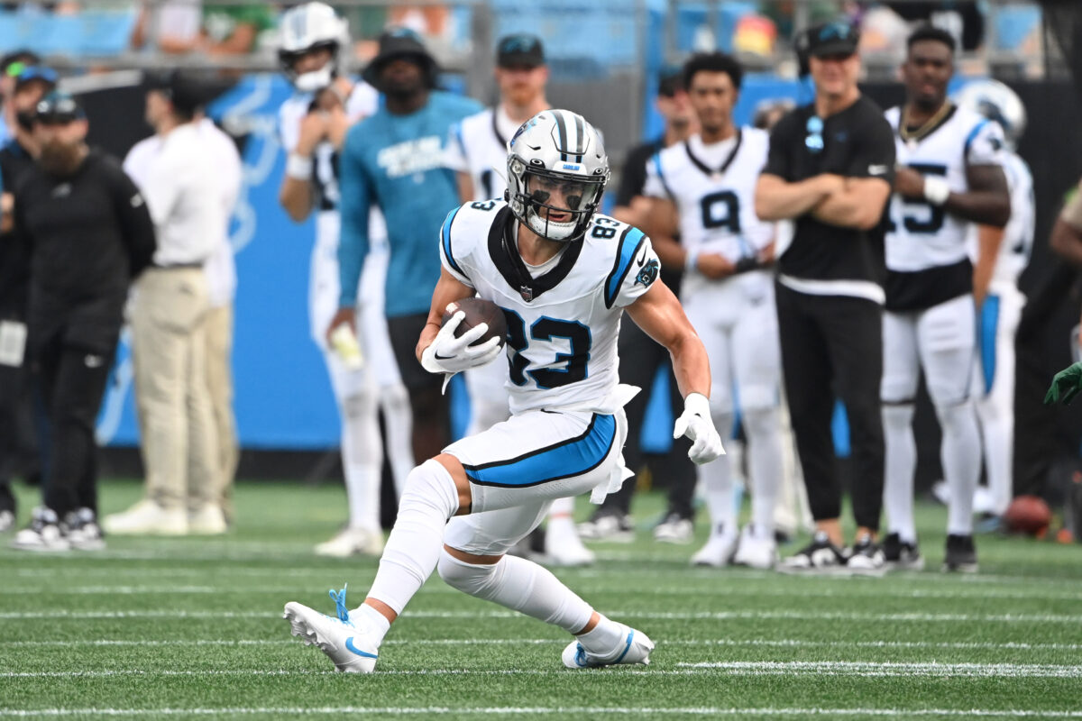 Panthers place WR Derek Wright on practice squad injured reserve
