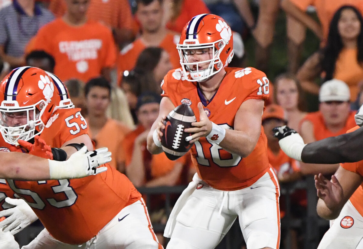 Swinney asked if Clemson might give backup QB Hunter Helms a chance to play
