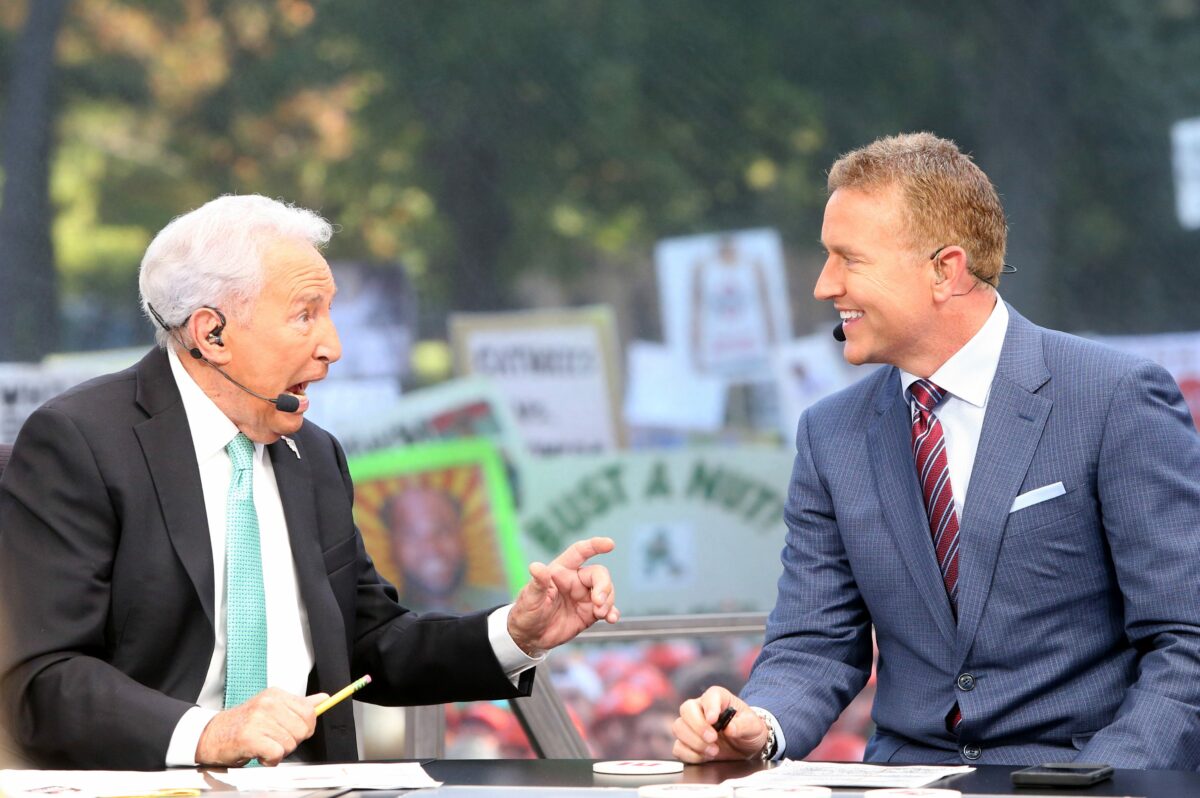 Lee Corso makes headgear pick for LSU-Alabama game on ESPN’s College GameDay