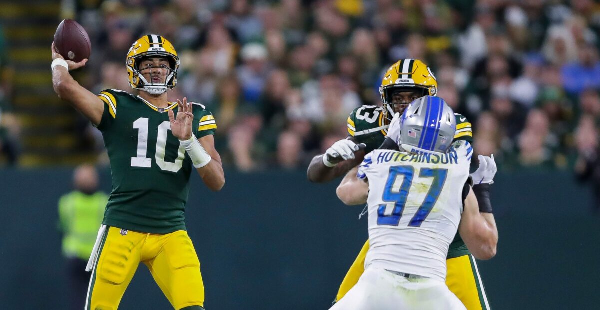 Packers-Lions preview: Jordan Love’s improvement, and Jared Goff’s interceptions