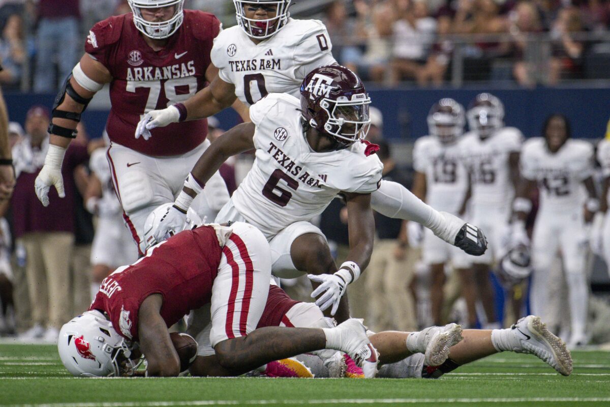 Jimbo Fisher has provided a critical injury update regarding Aggies DE Enai White during Wednesday’s SEC Teleconference