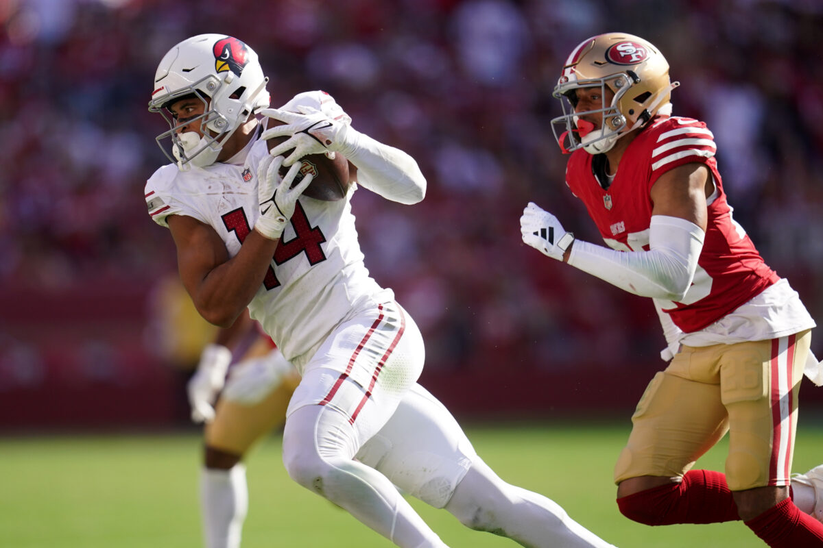 Cardinals’ second-leading receiver not expected to play vs. Browns