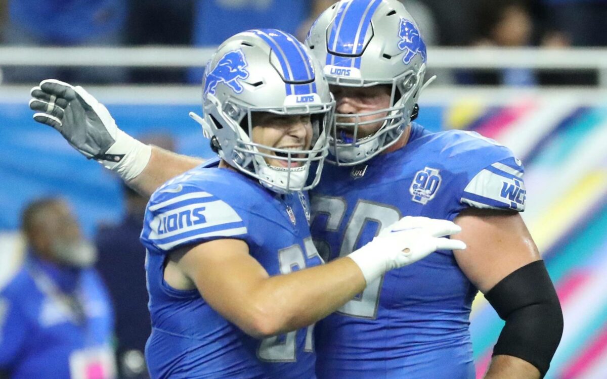 Graham Glasgow supplants Big V at right guard for the Lions