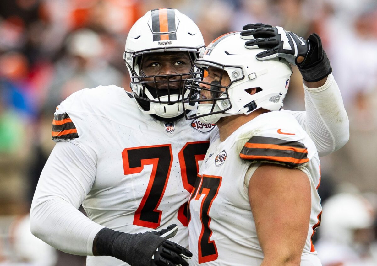 Browns will be without their top three offensive tackles vs. Ravens