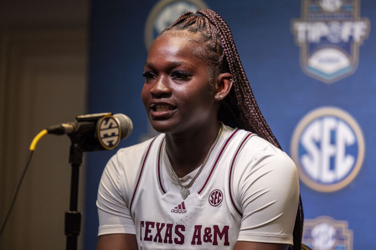 Transfer Aggie guard crosses milestone in first game with Texas A&M