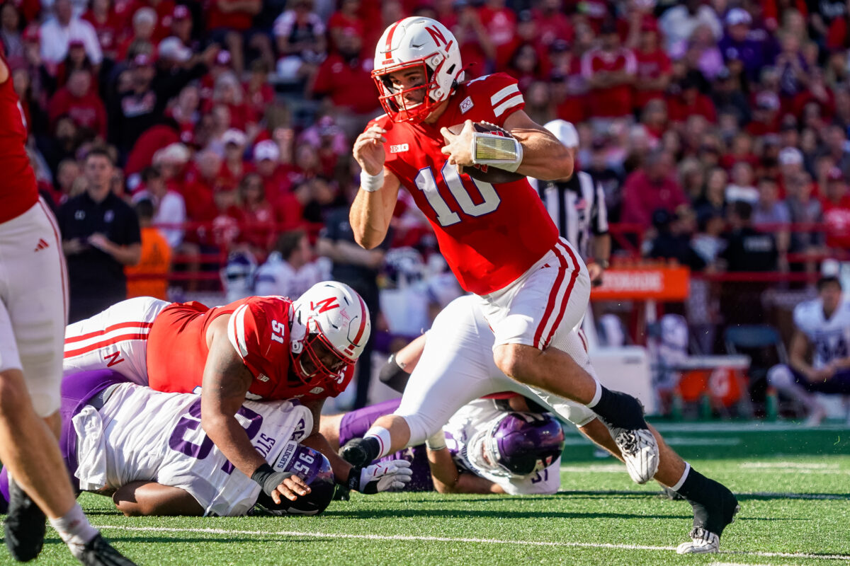 Huskers discuss health of starting quarterback