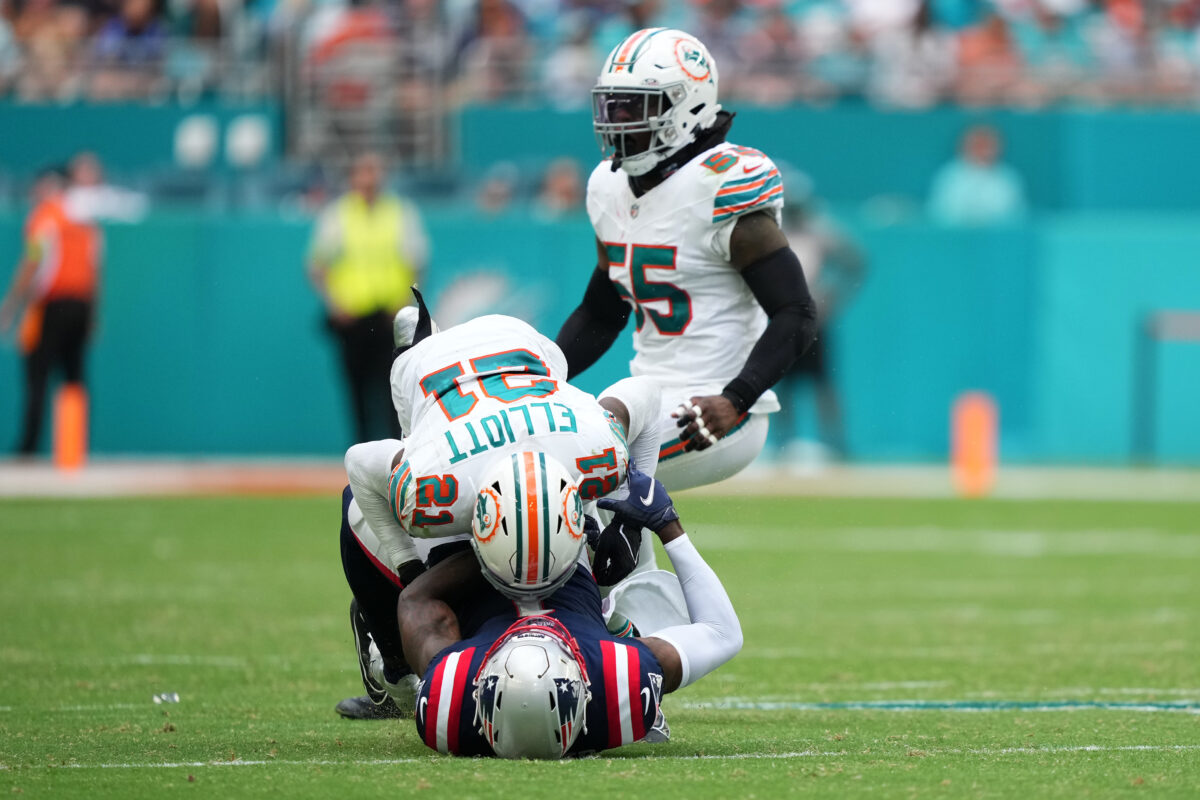 Dolphins safety fined over $50,000 for hits against Patriots