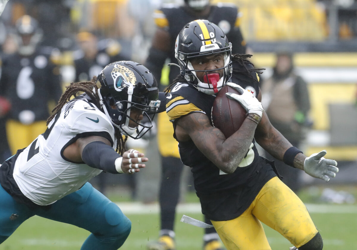 Diontae Johnson fined $25k for ripping NFL officials after Steelers loss to Jaguars