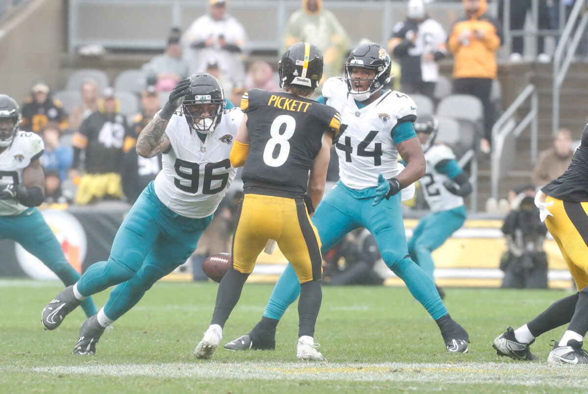 Adam Gotsis fined $7,167 for unpenalized hit on Steelers’ Kenny Pickett