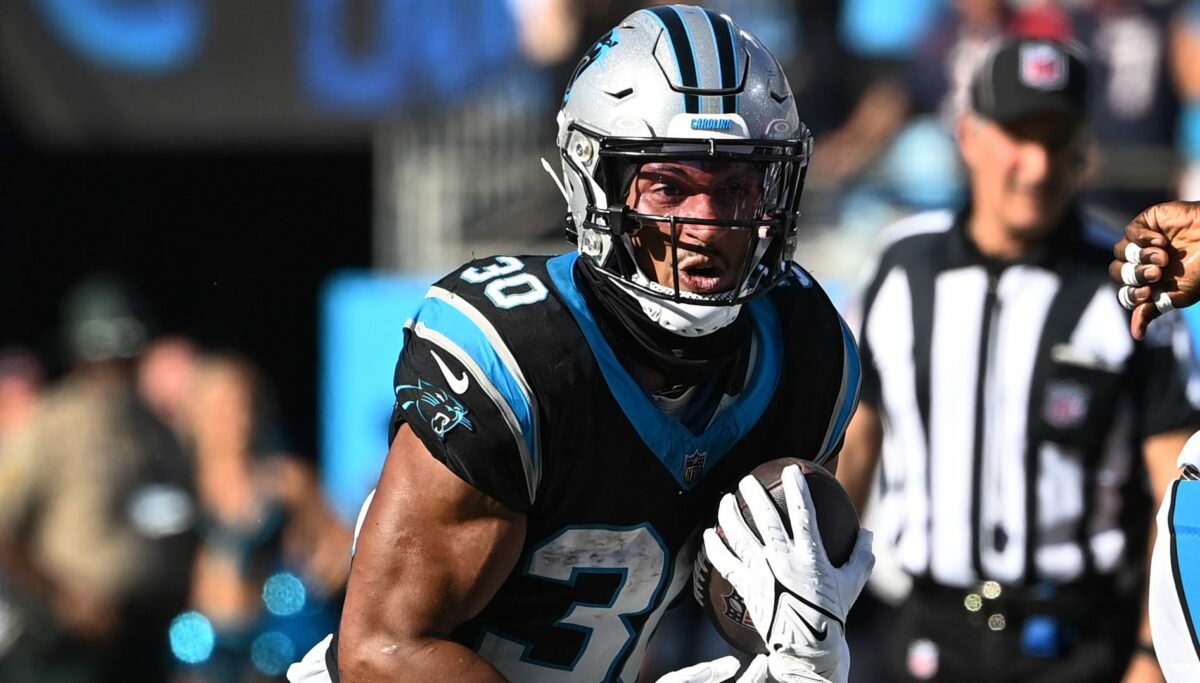 Panthers name RB Chuba Hubbard starter for Week 9
