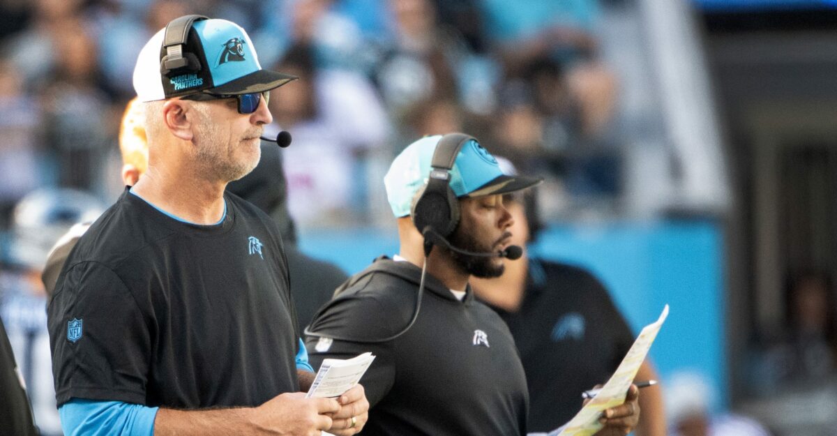 Panthers fans angrily react to Frank Reich taking back play-calling duties from Thomas Brown
