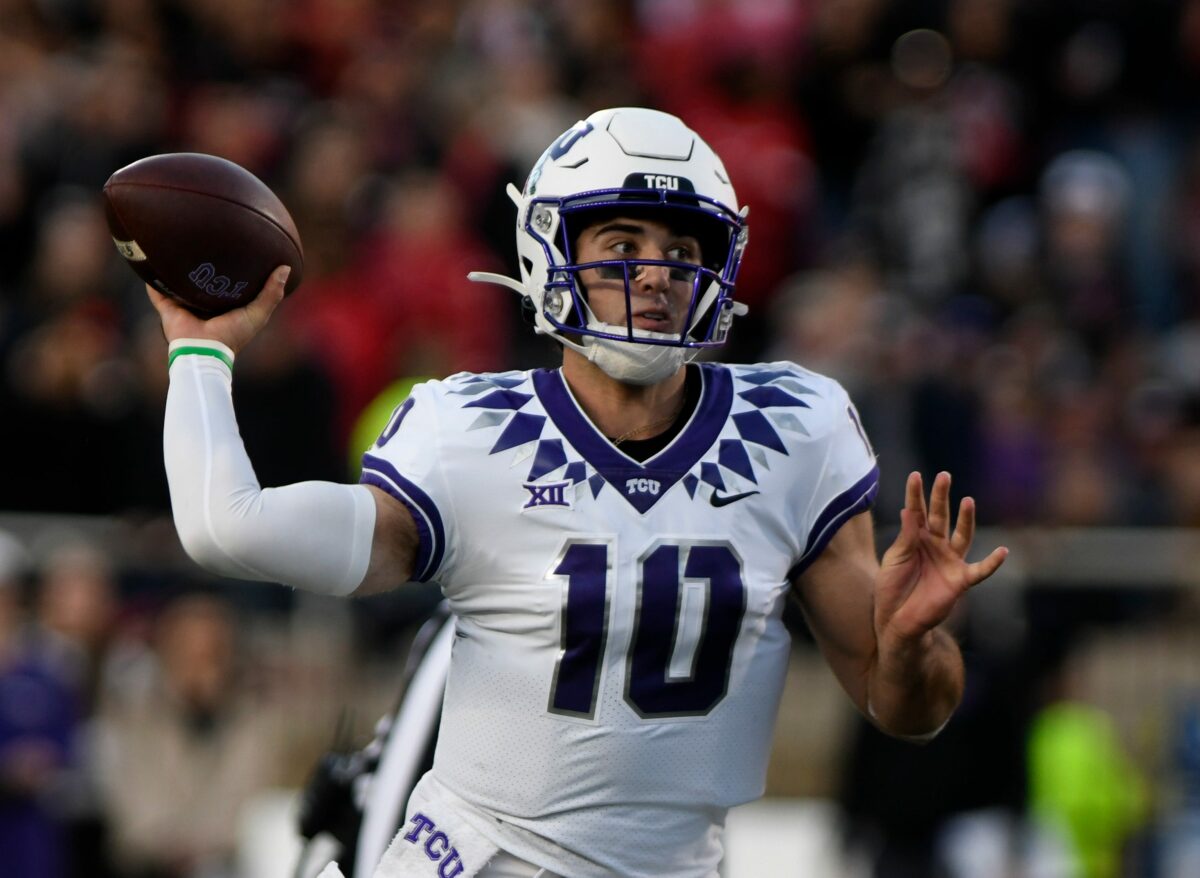 Josh Hoover will start at QB for TCU against Texas