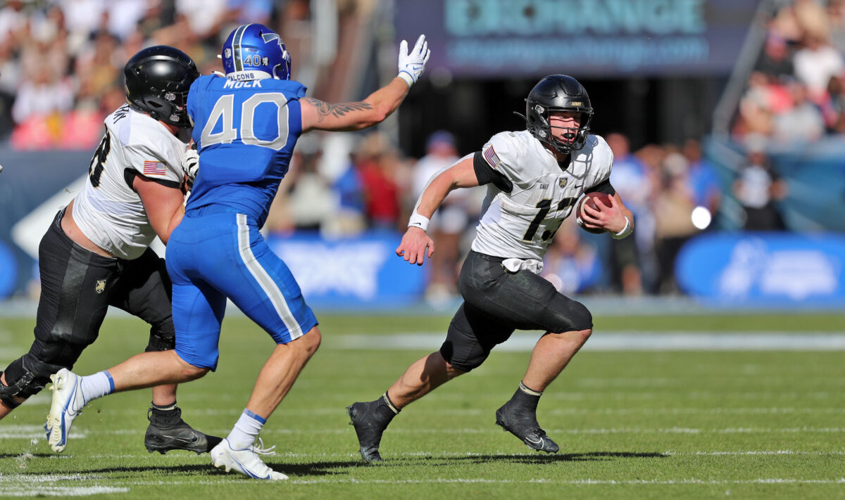 Army clocks Air Force, knocking Falcons from ranks of the unbeatens