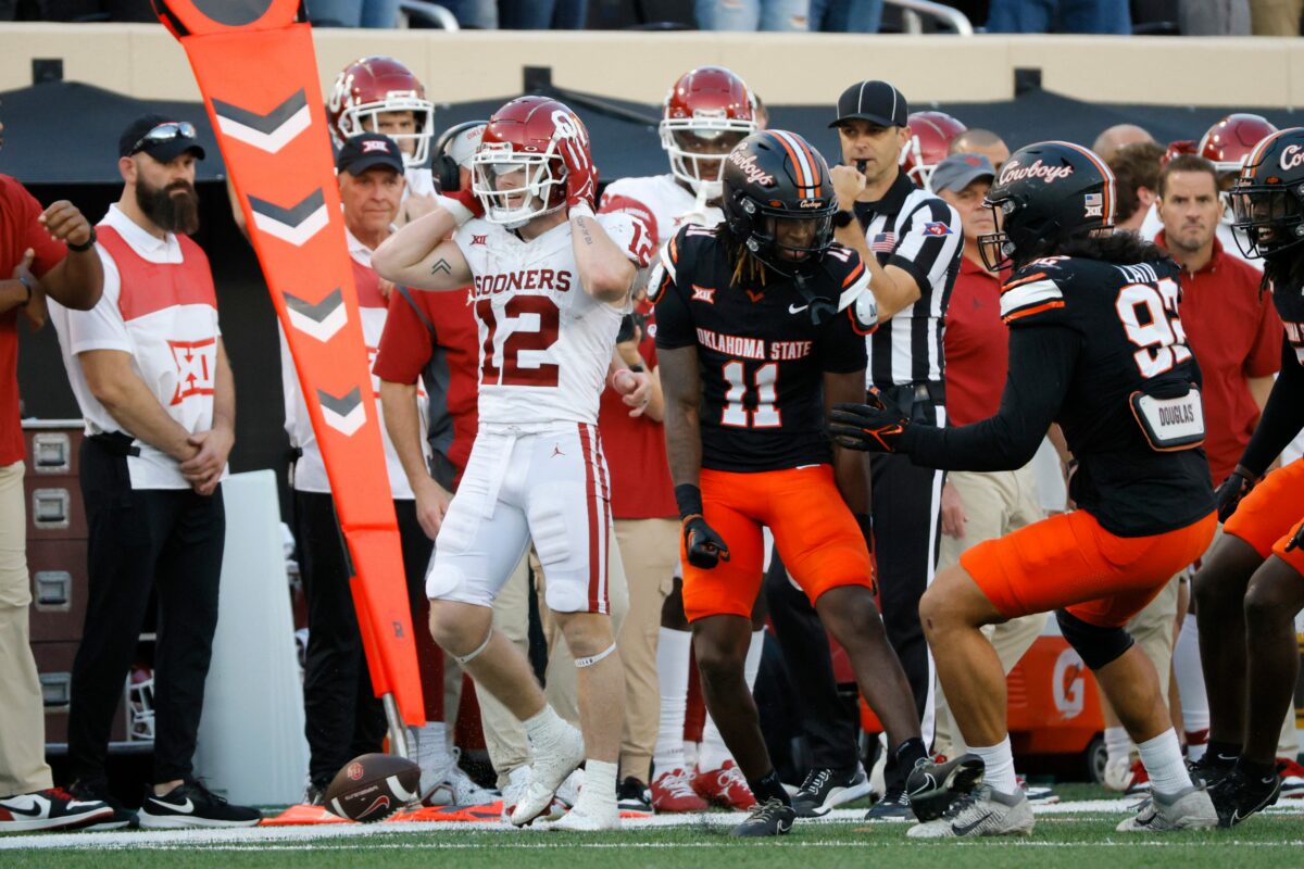 Jeff Lebby explains fourth-down call in Sooners’ loss to Oklahoma State