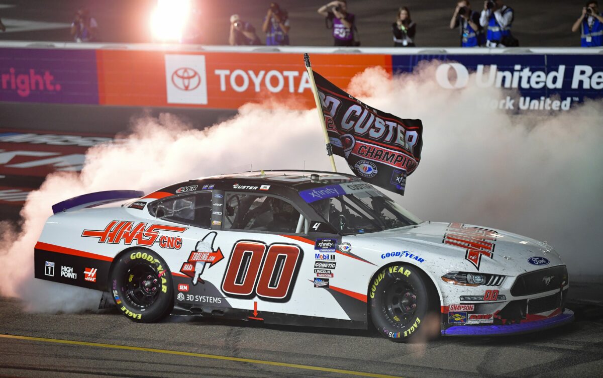 Cole Custer wins the 2023 NASCAR Xfinity Series championship at Phoenix