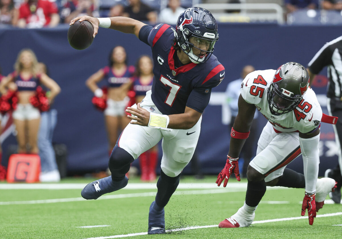 Texans QB C.J. Stroud plays the game fearlessly