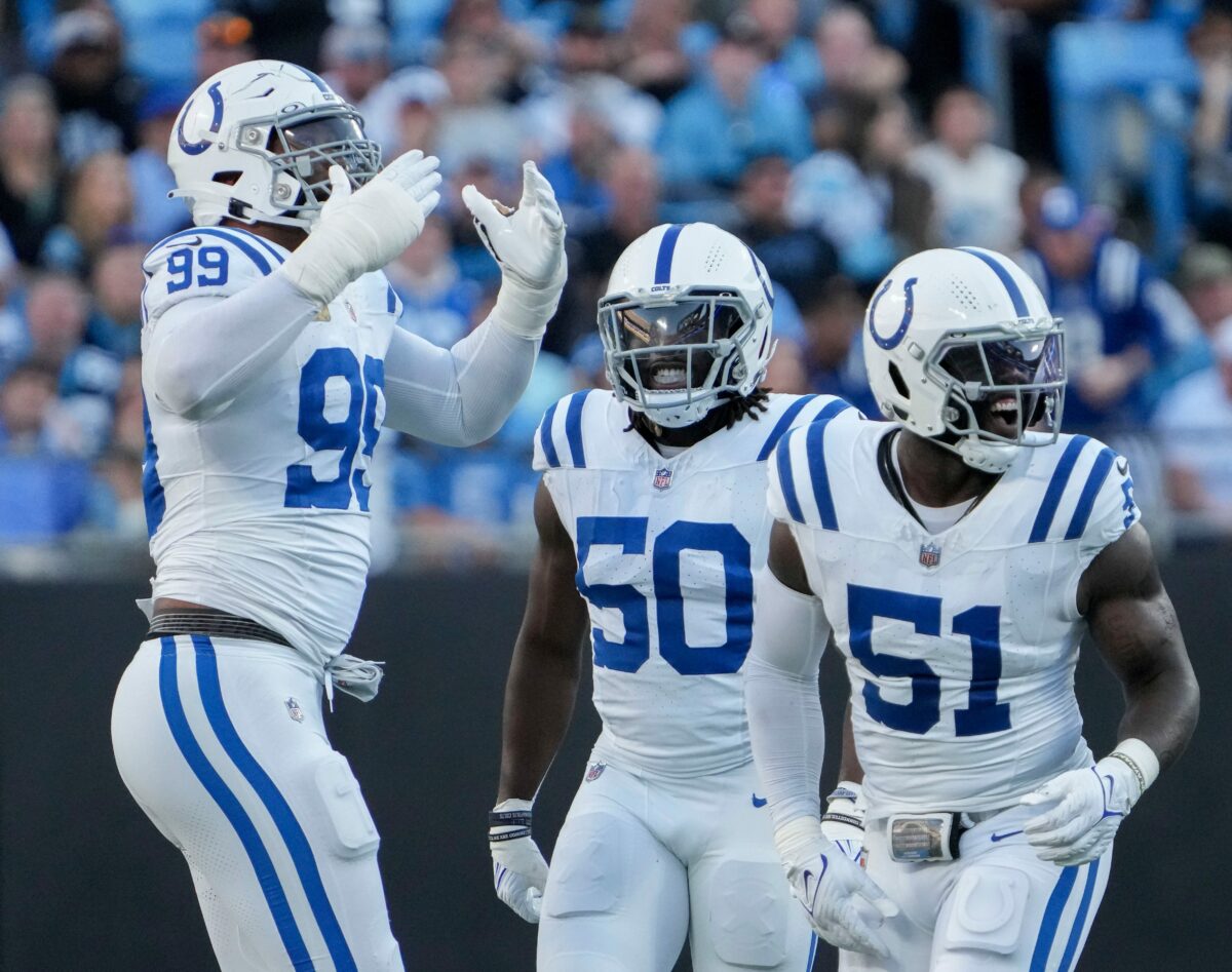 Colts’ snap count analysis from Week 9 win over Panthers