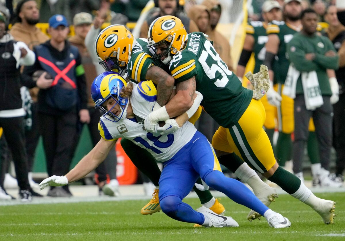 Packers LB Isaiah McDuffie plays key role in run defense’s success