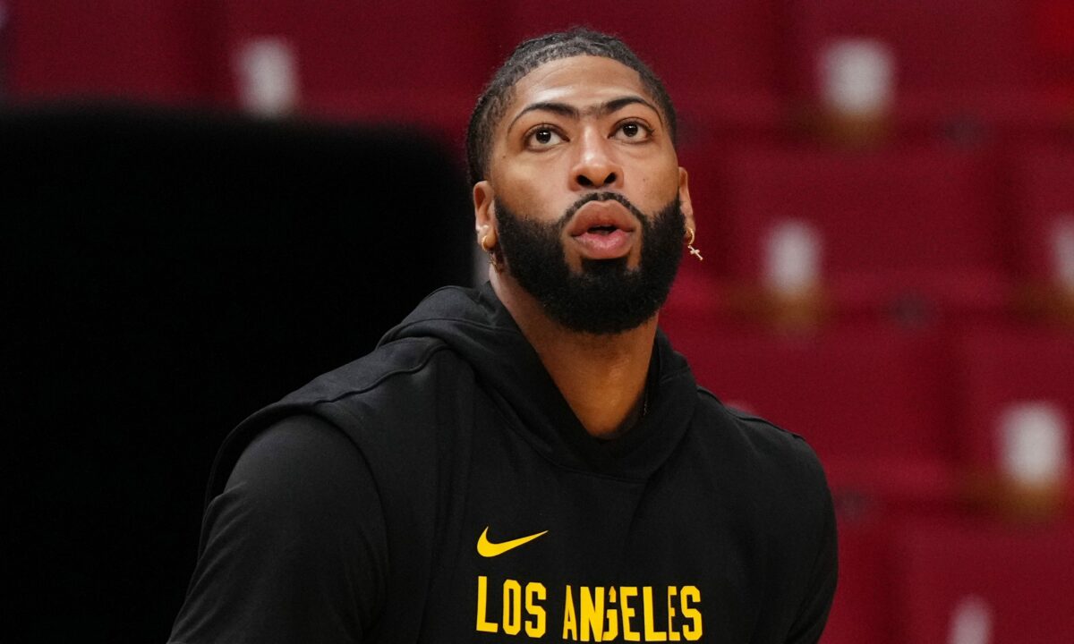 Anthony Davis will not play in Wednesday’s Lakers vs. Rockets game
