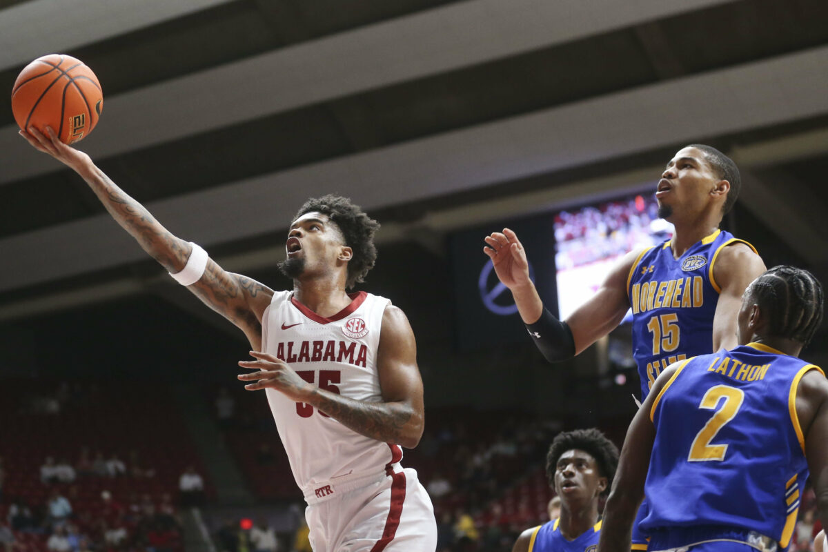 BOX SCORE BREAKDOWN: Stat leaders from Alabama’s 105-73 win over Morehead State