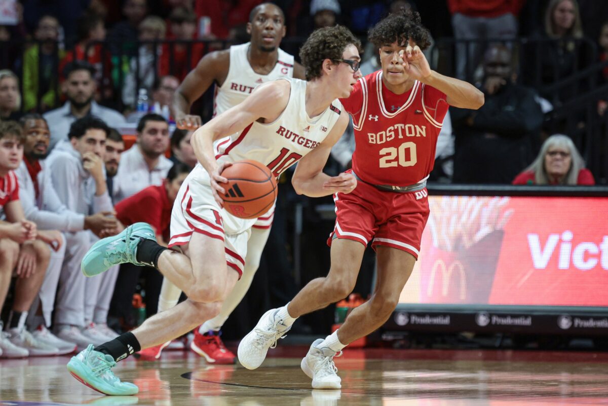 Rutgers basketball: Gavin Griffiths shows his scoring touch in Jersey Mike’s debut