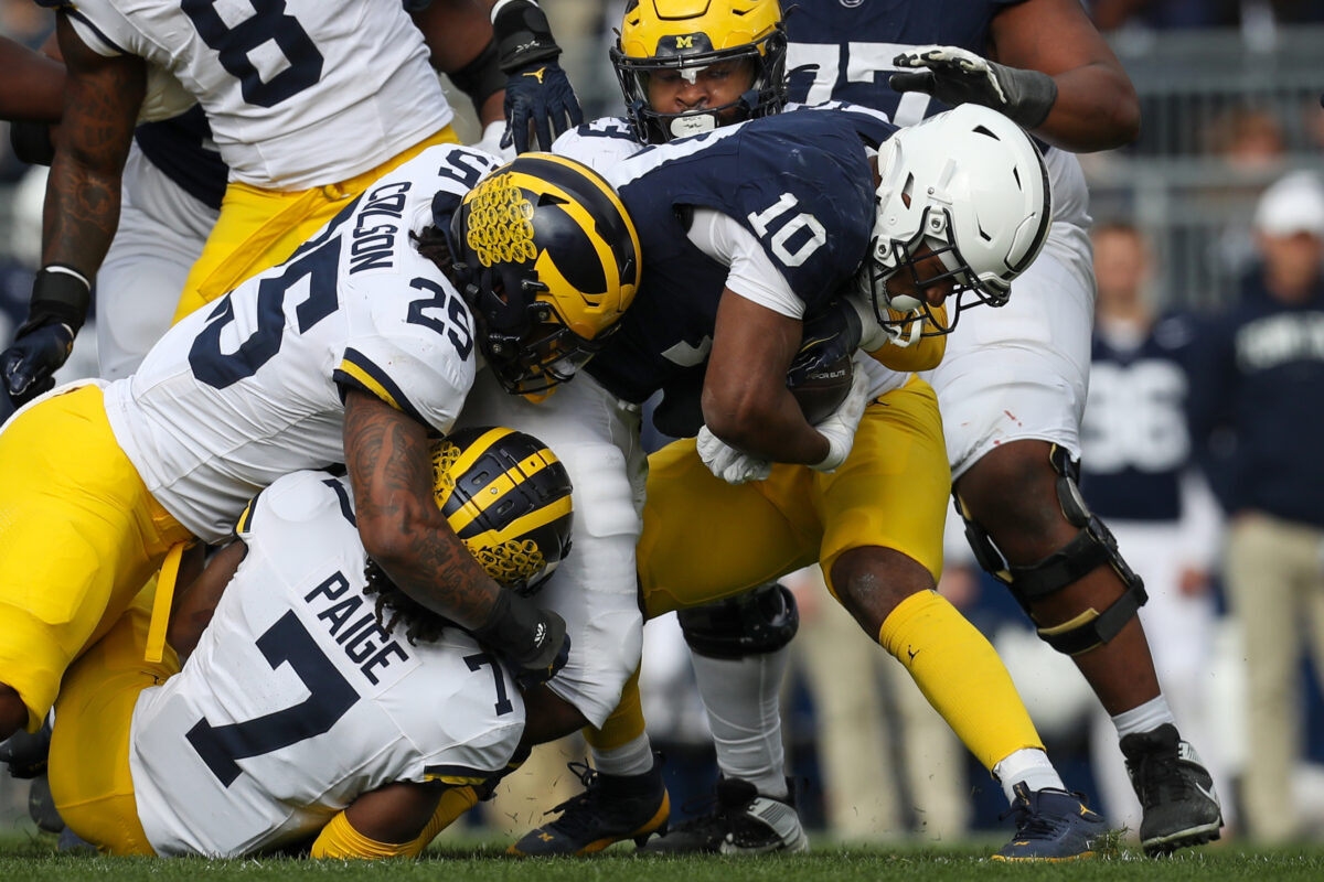 Penn State offense frustrated in 24-15 loss to Michigan