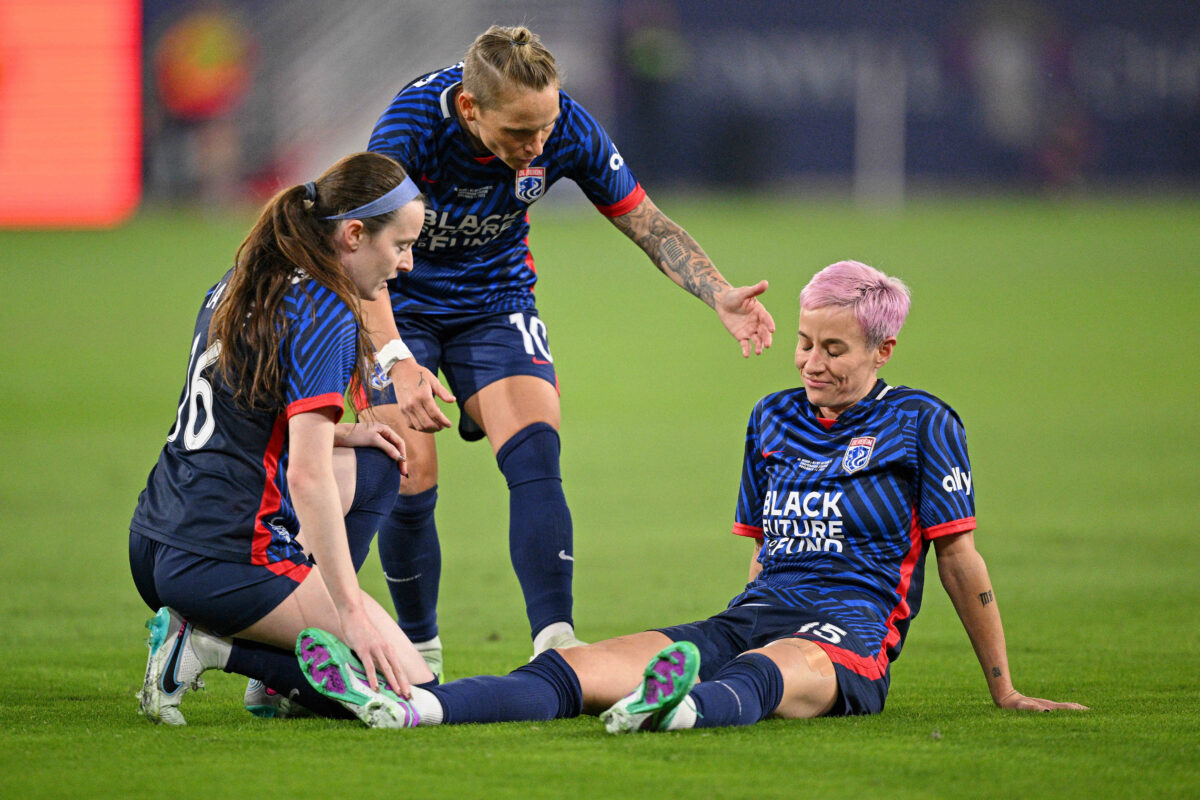 Megan Rapinoe’s injury in her final career game left fans devastated for the USWNT star