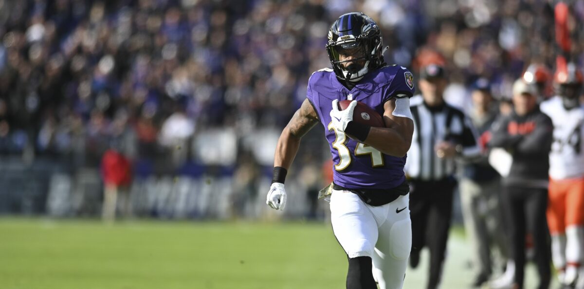 Keaton Mitchell of the Ravens is the NFL’s new big-play running back