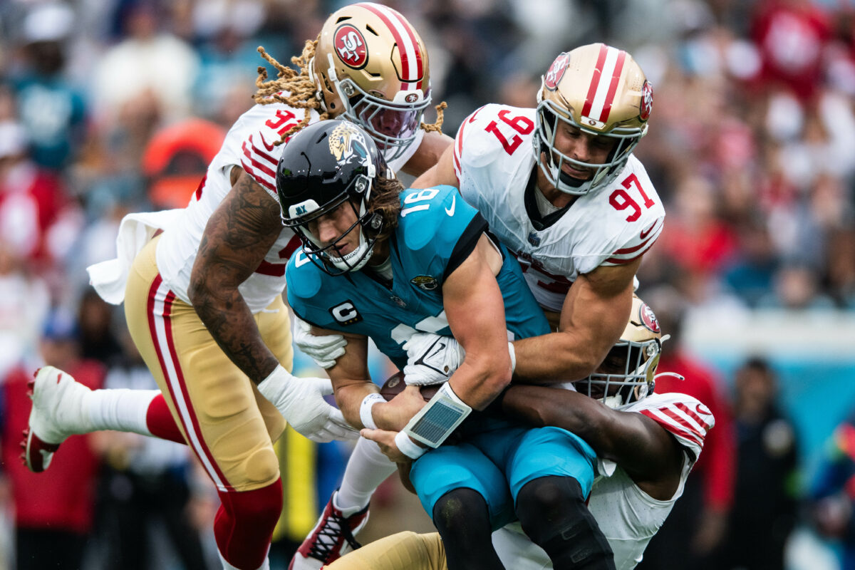 Jaguars stomped at home by visiting 49ers in embarrassing loss